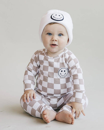 Latte Checkered Smiley Lounge Set ~Originally $40~