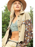 Floral Sleeve Shacket