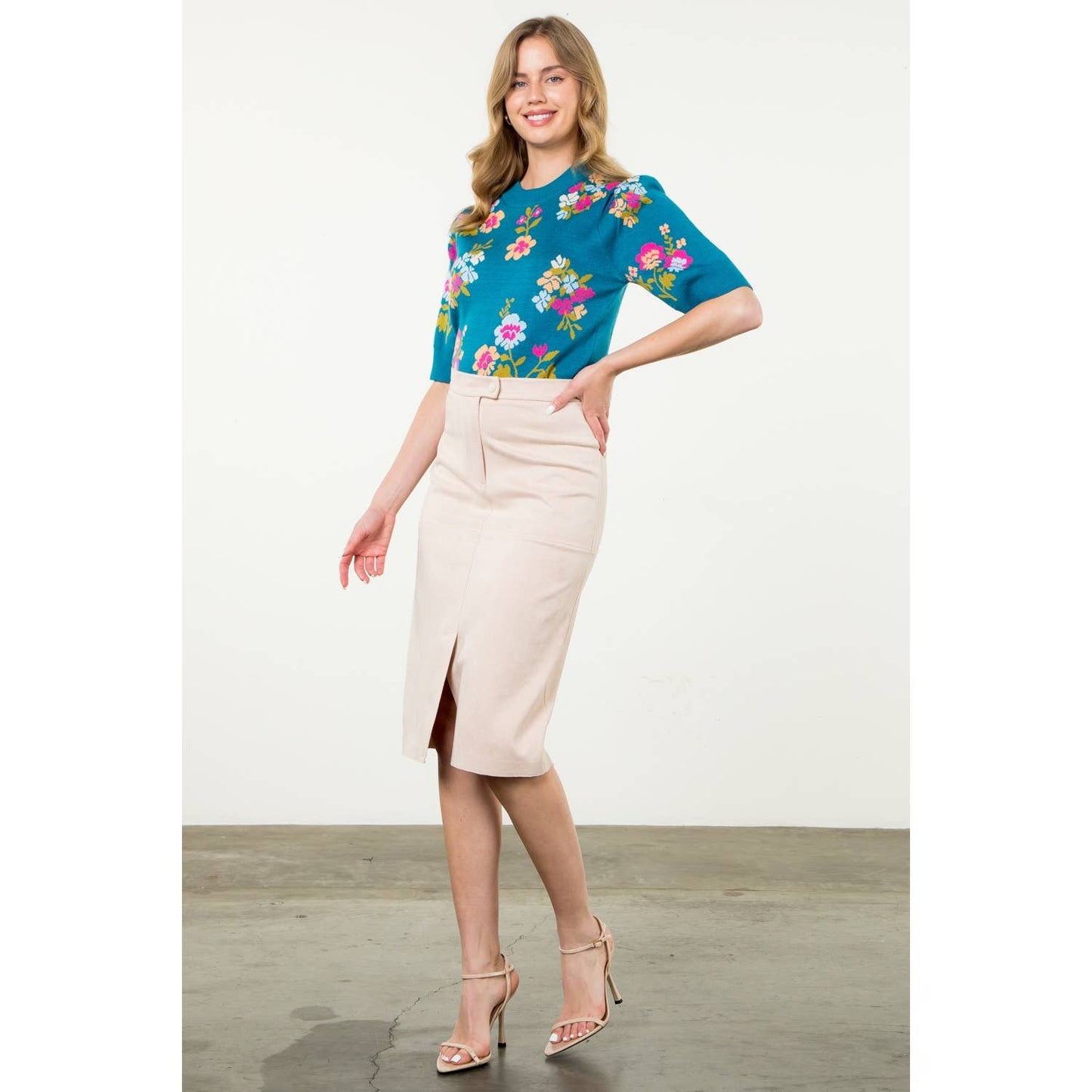 Long Suede Skirt~SALE $37.60~
