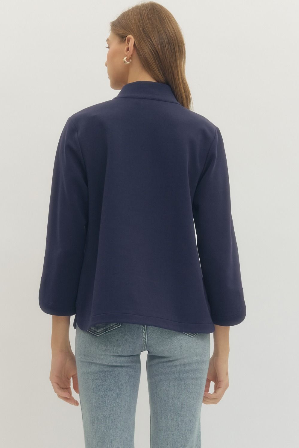 Callie Split Neck Top