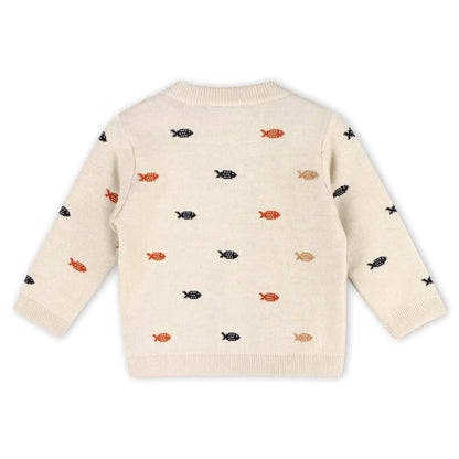 Fishes Jacquard Sweater