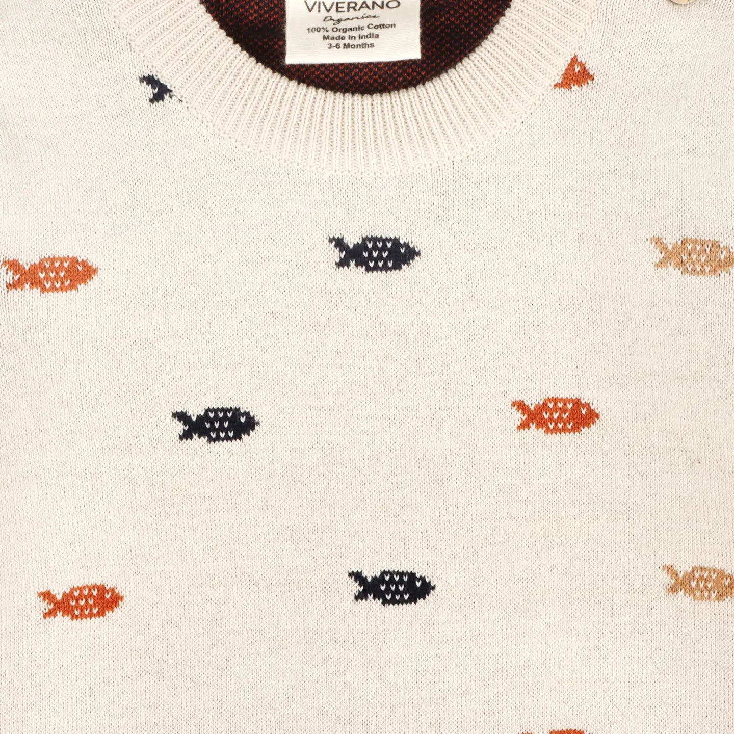 Fishes Jacquard Sweater