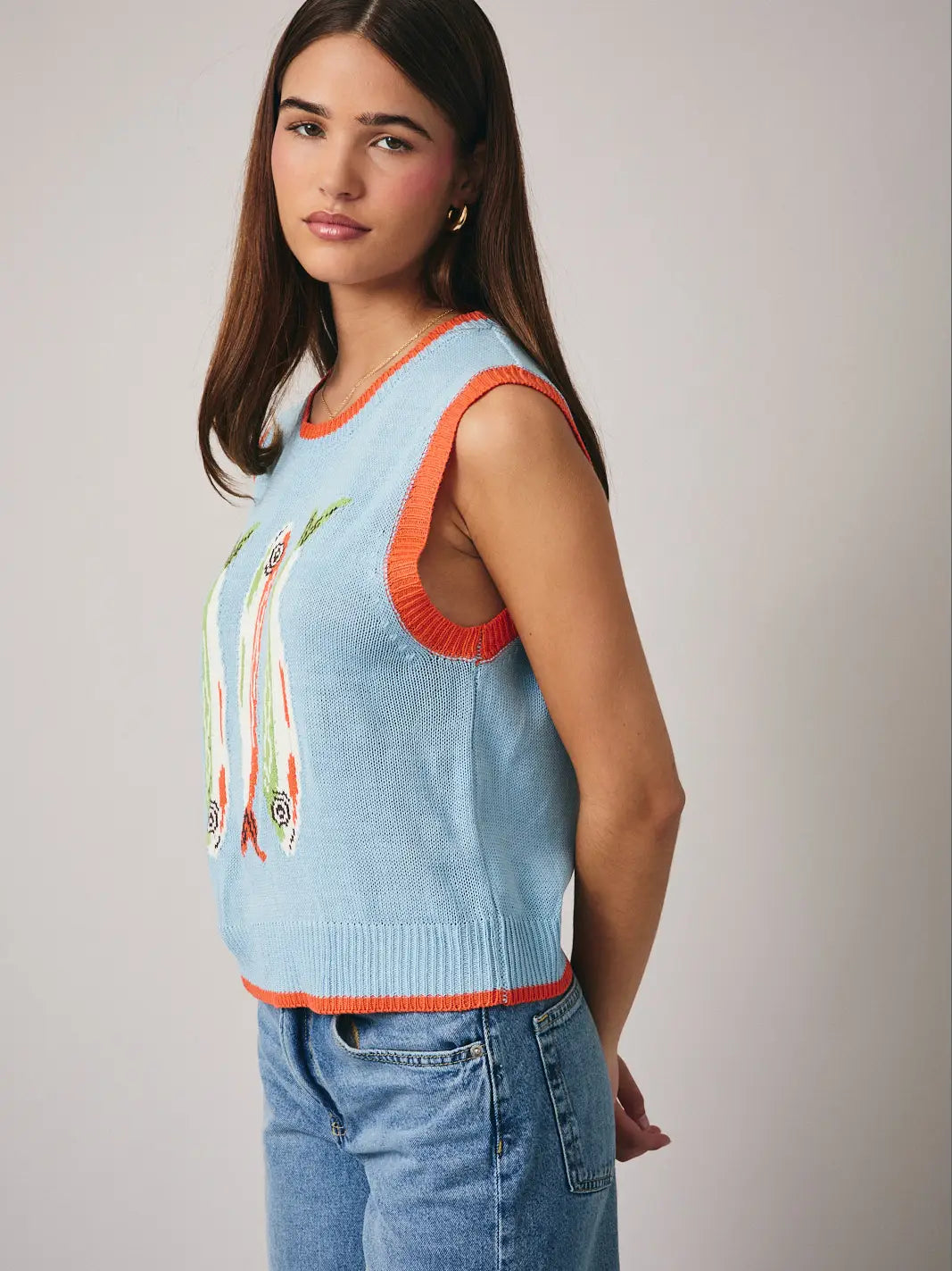 Fish Sweater Vest