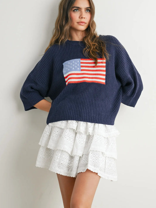 Flag Knitted Sweater