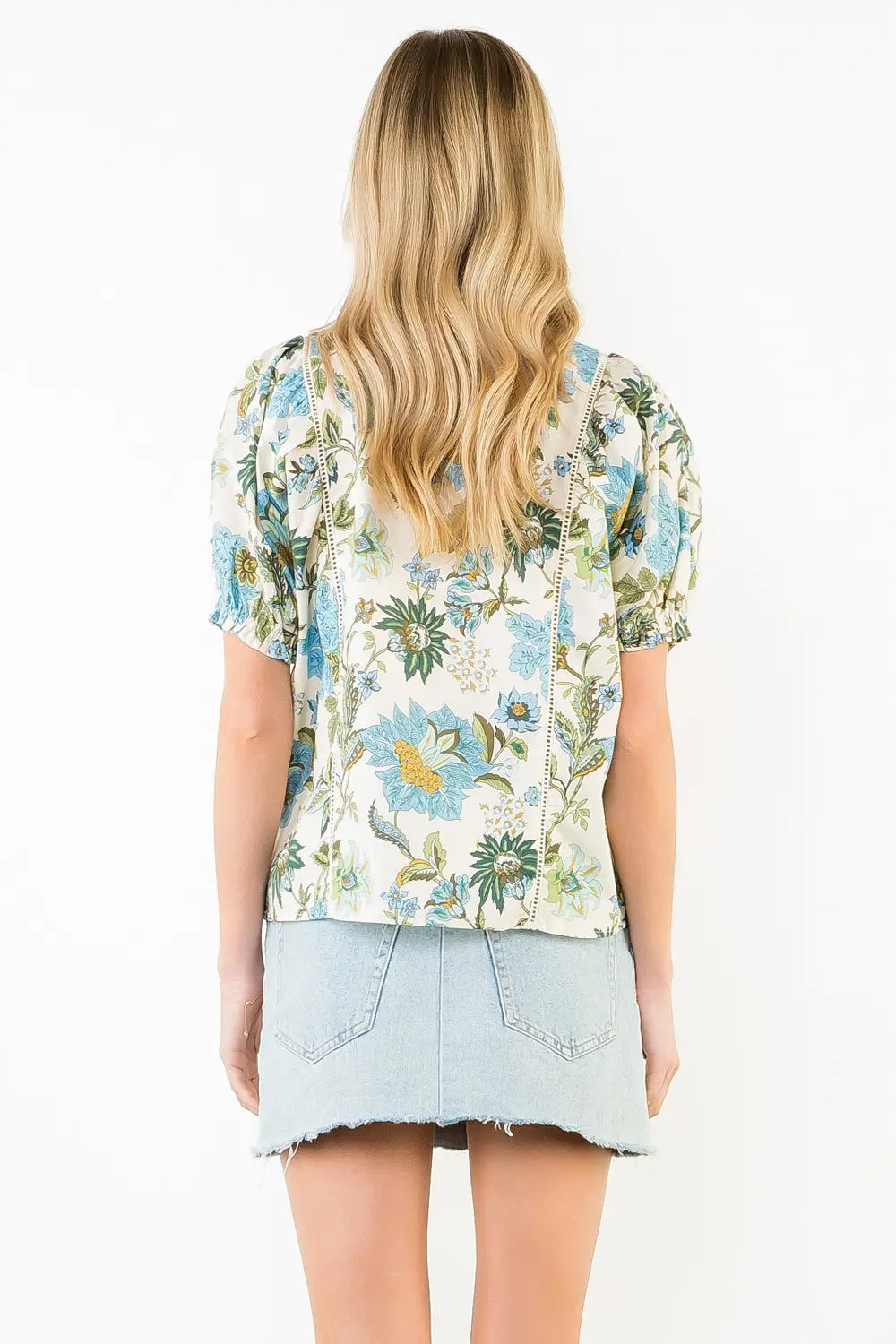 Penny Lace Trim Top