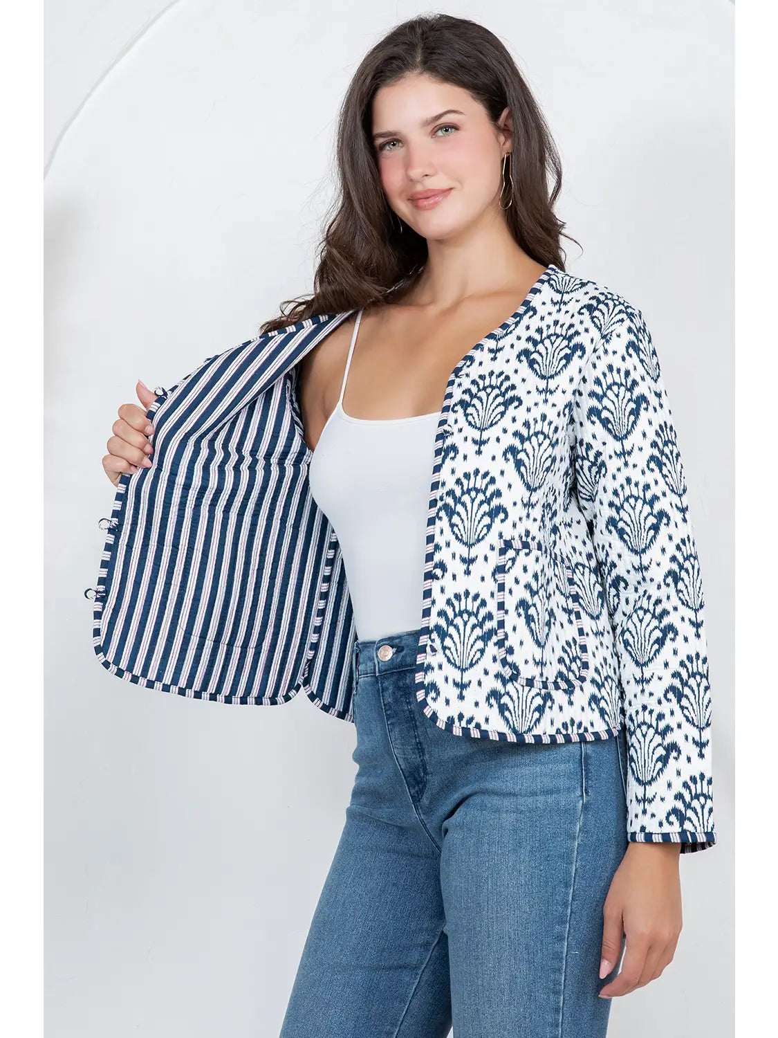 Reversible Floral Jacket