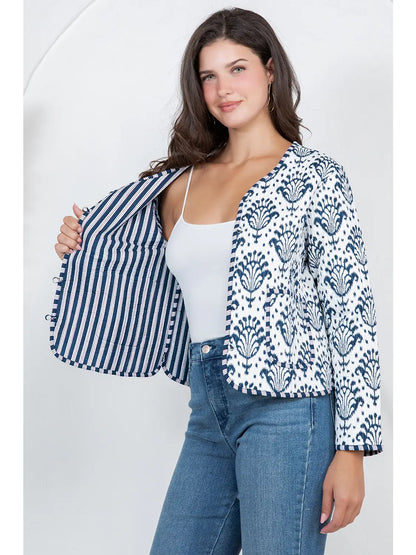 Reversible Floral Jacket