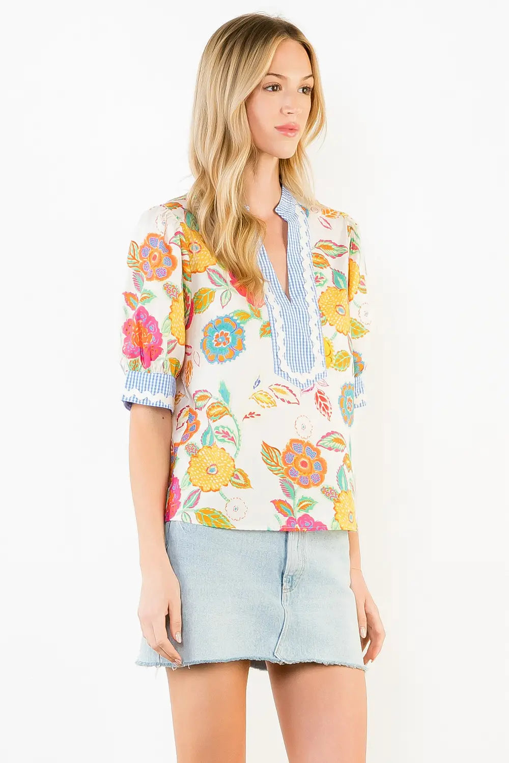 Mandy Floral Pattern Top