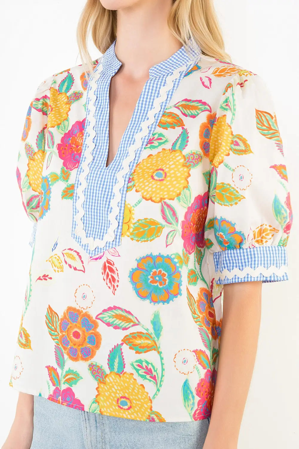 Mandy Floral Pattern Top