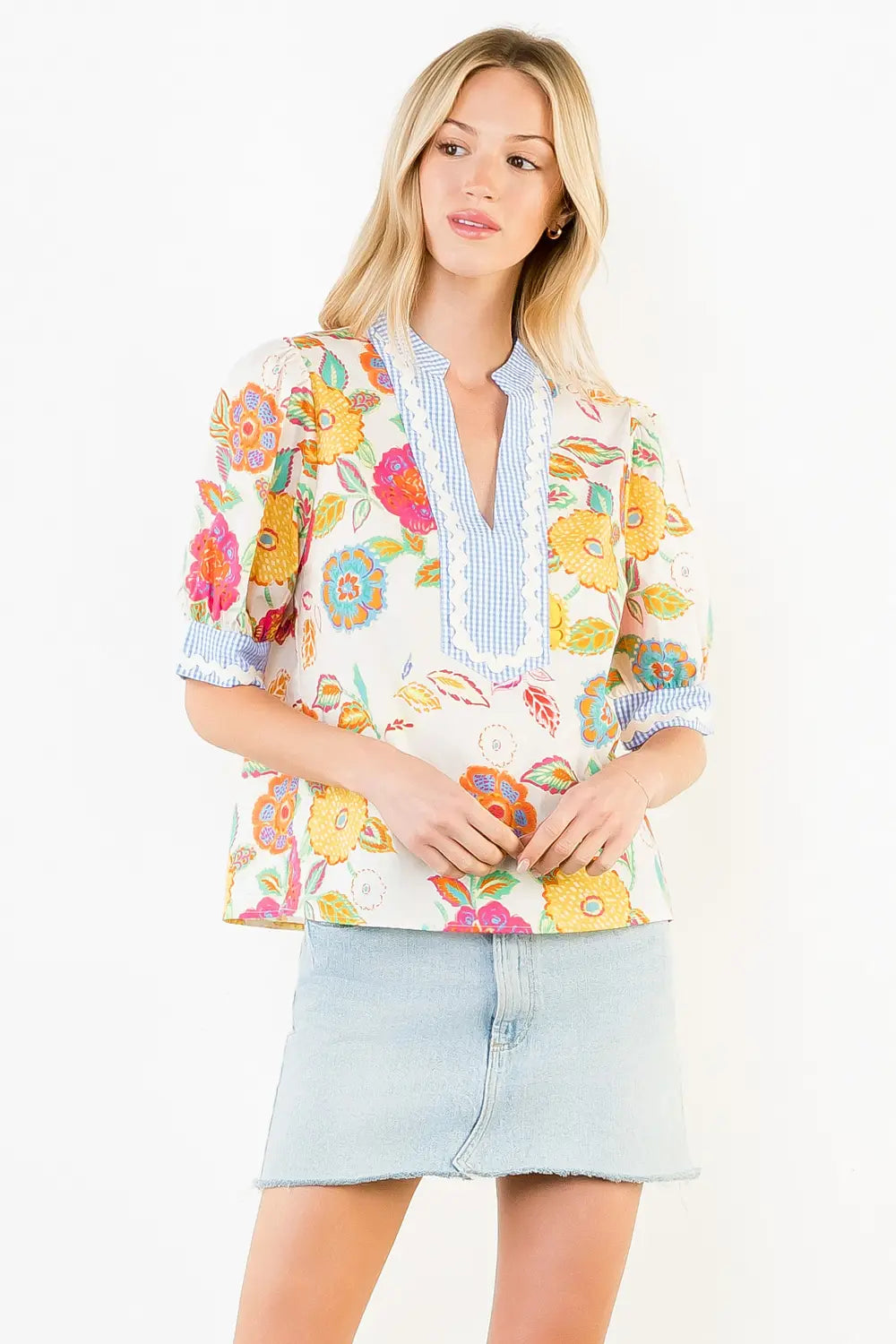 Mandy Floral Pattern Top