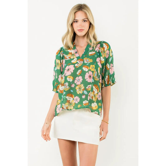 Jane Floral Top