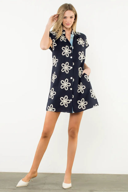 Dana Embroidered Dress