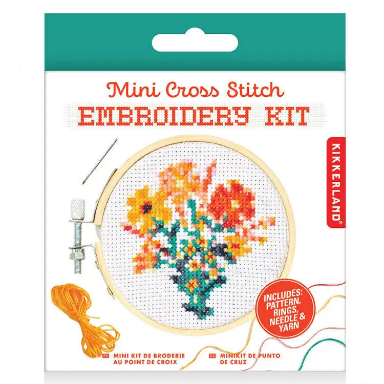 Mini Cross Stitch Embroidery (More Styles)