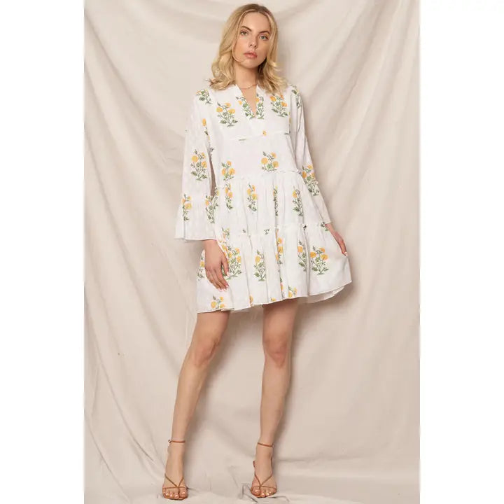Flower Print Dress