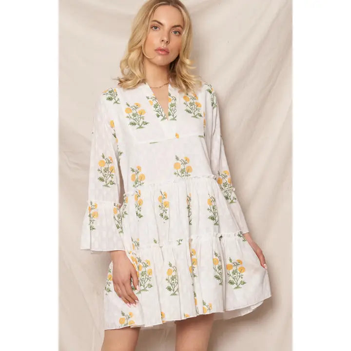 Flower Print Dress