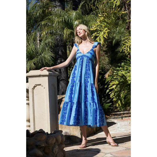 Cara Flutter Sleeve Dress