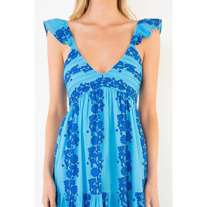 Cara Flutter Sleeve Dress