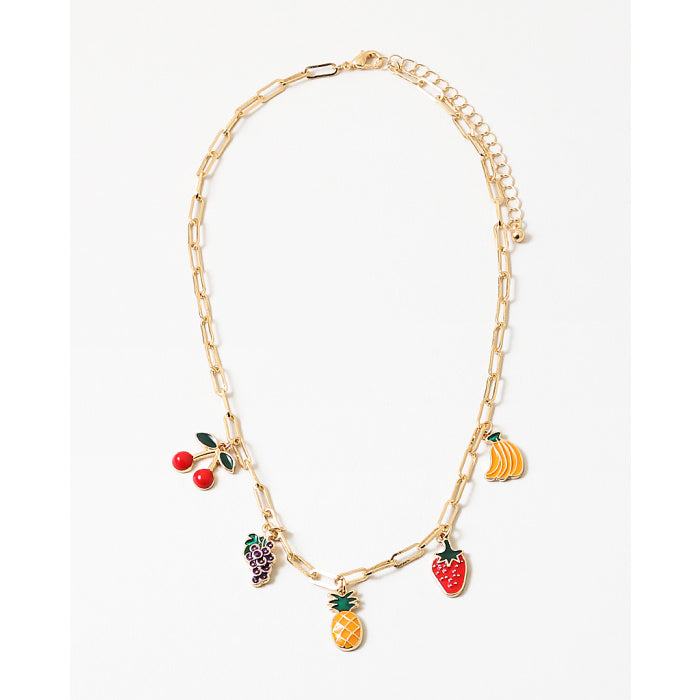 Fruit Charms Necklace