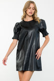 Leather Mini Dress