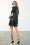 Leather Mini Dress