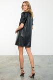 Leather Mini Dress