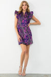 Metallic Detail Dress