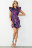 Metallic Detail Dress