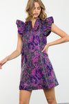 Metallic Detail Dress
