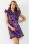 Metallic Detail Dress