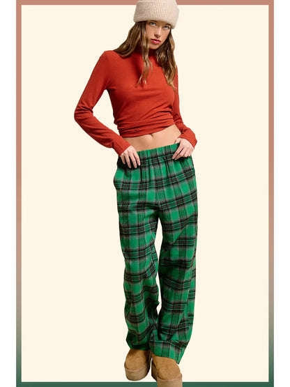 Flannel Plaid Pants