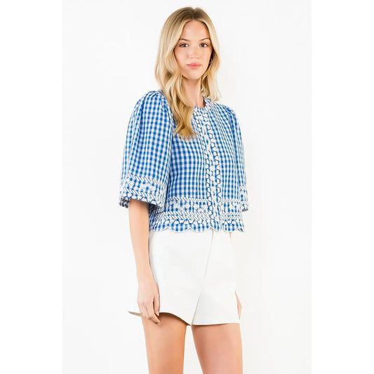 Alice Gingham Top