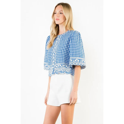 Alice Gingham Top