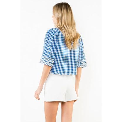 Alice Gingham Top