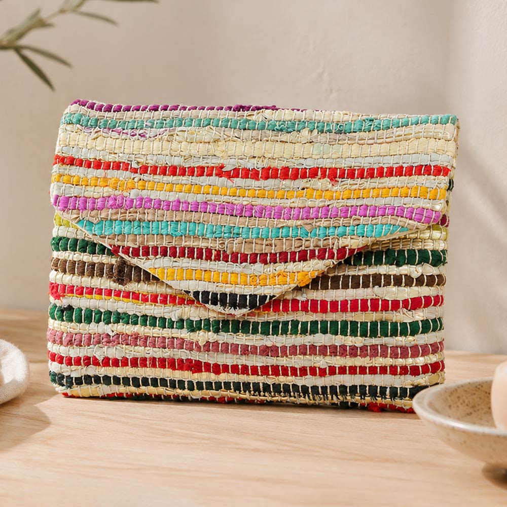 Boho Textured Clutch