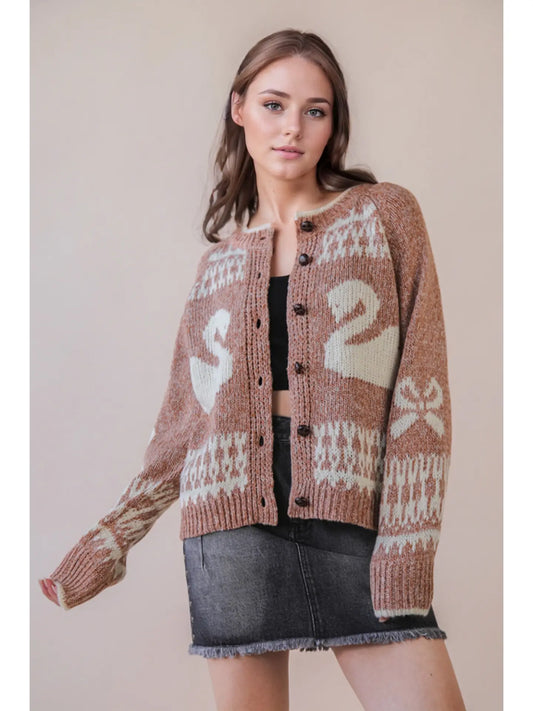 Swan Cardigan