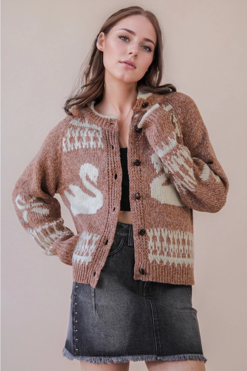 Swan Cardigan