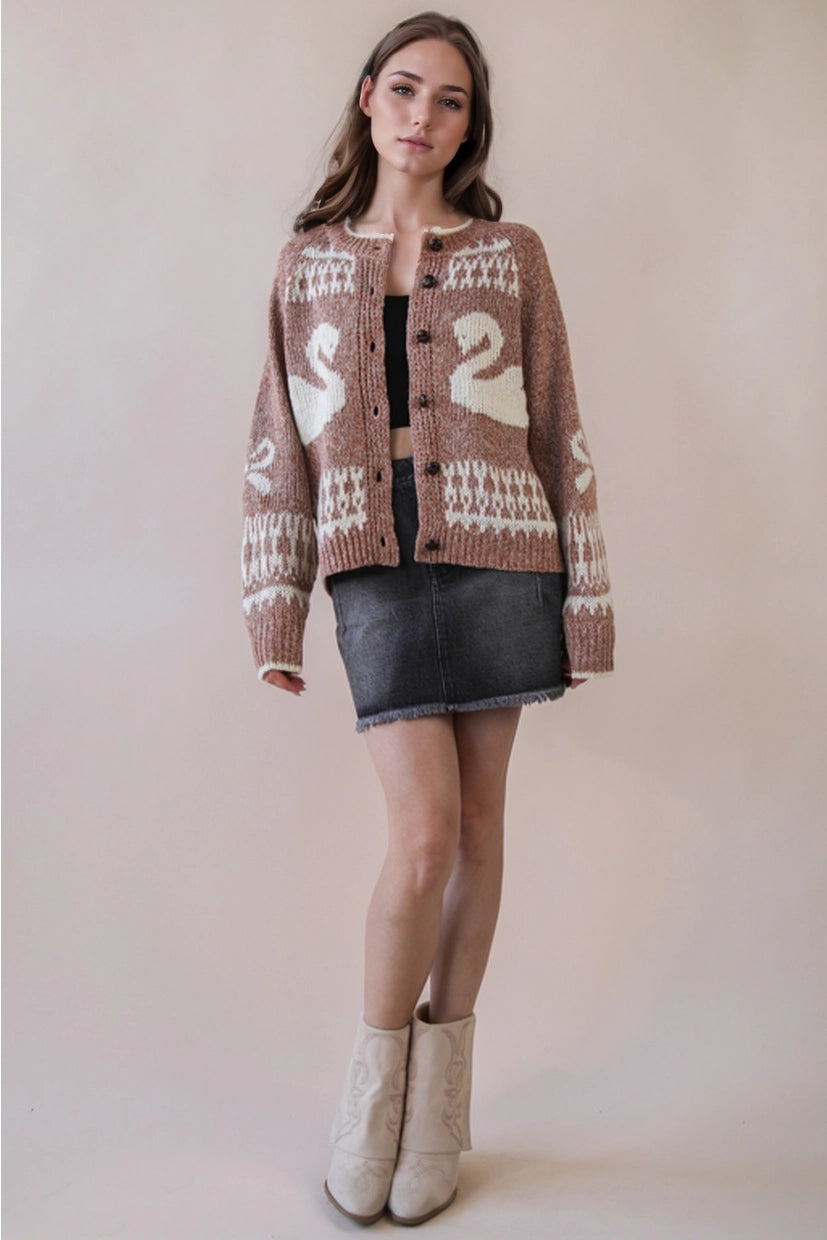 Swan Cardigan