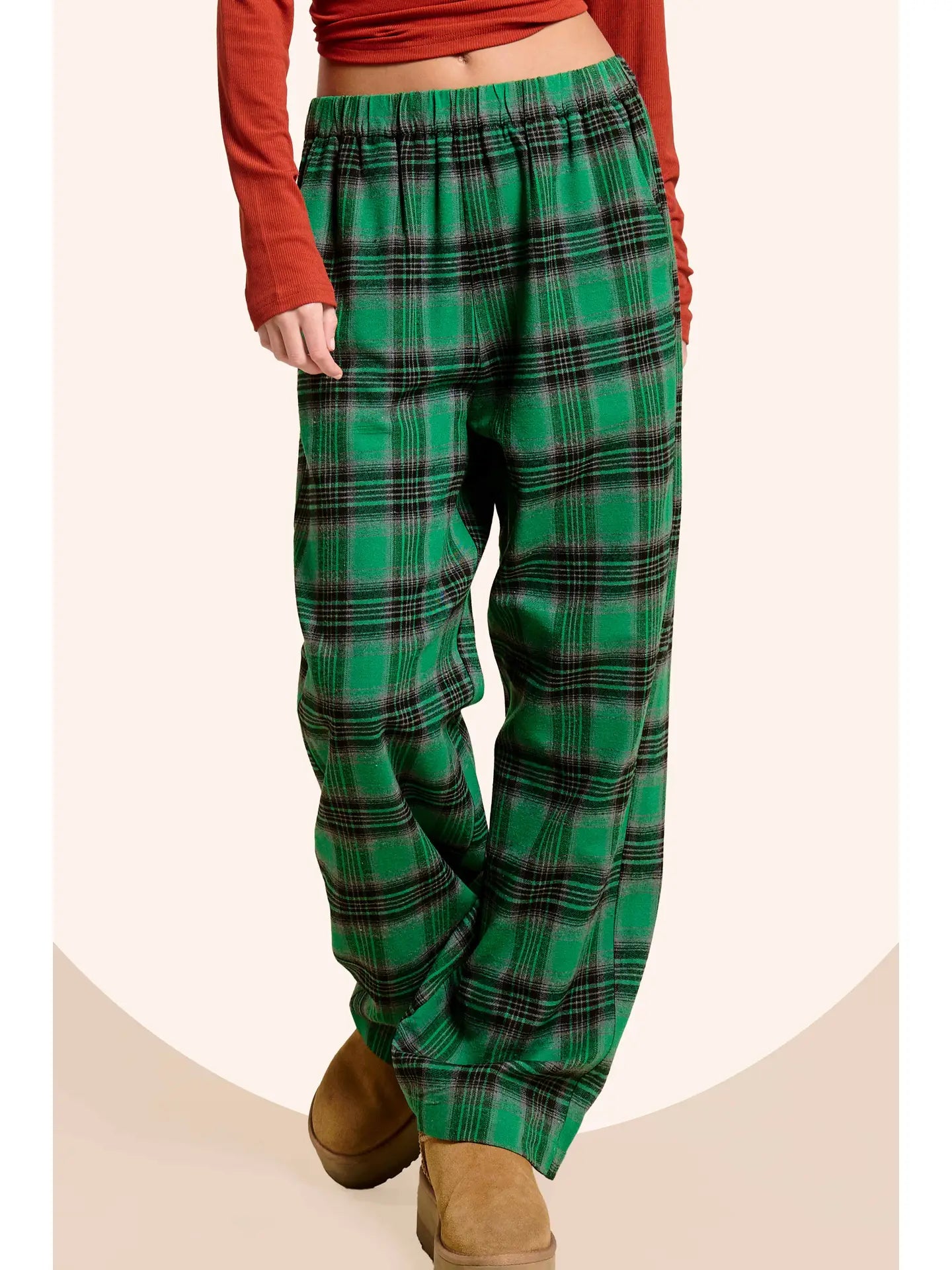 Flannel Plaid Pants