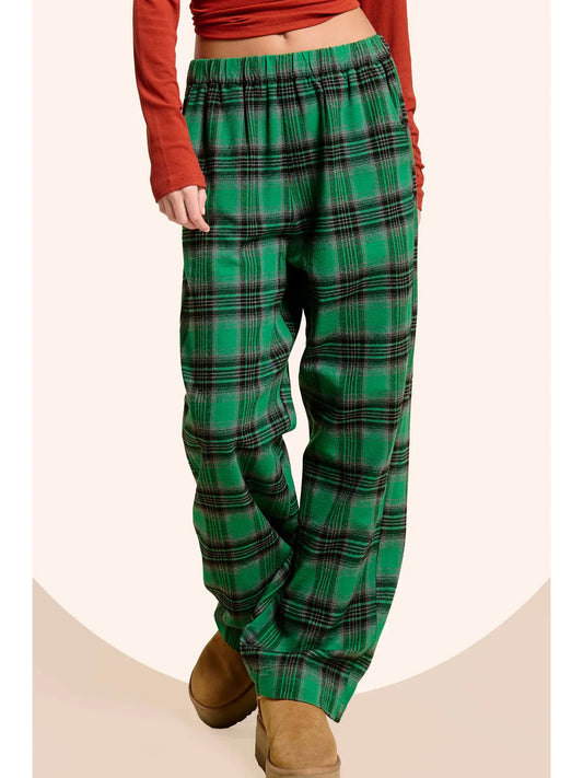 Flannel Plaid Pants