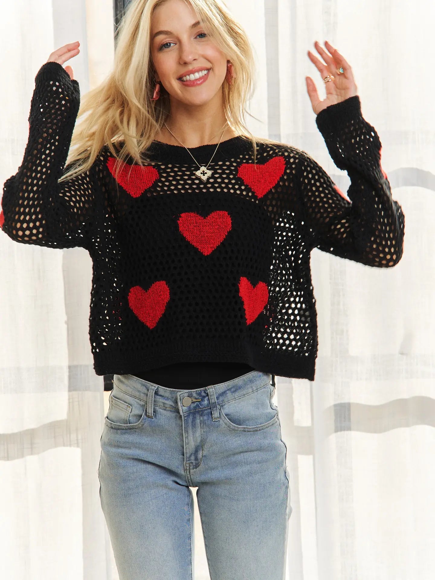 Cori Heart Sweater