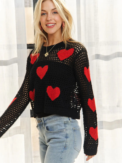 Cori Heart Sweater