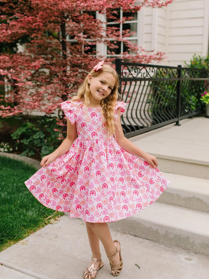 Olivia Horseshoe Dress