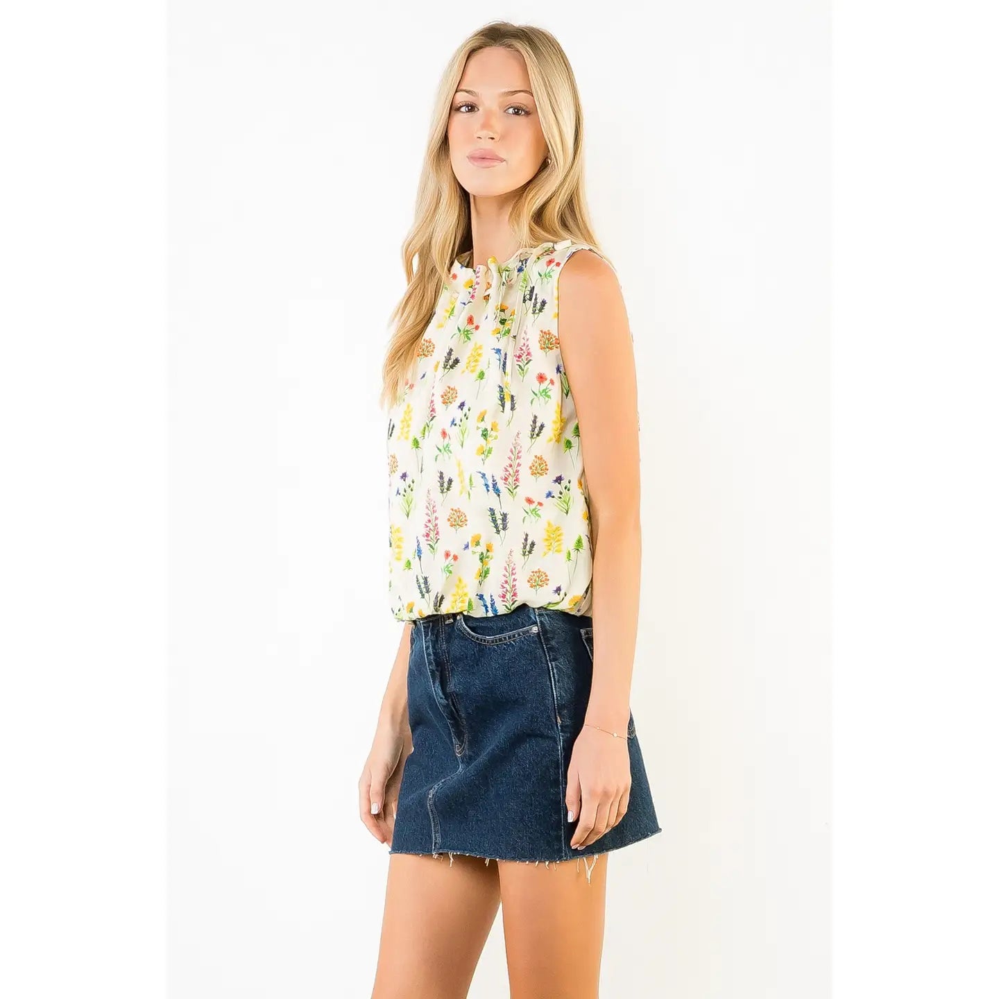 Brittany Floral Pattern Top