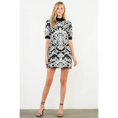 Tori Jacquard Dress