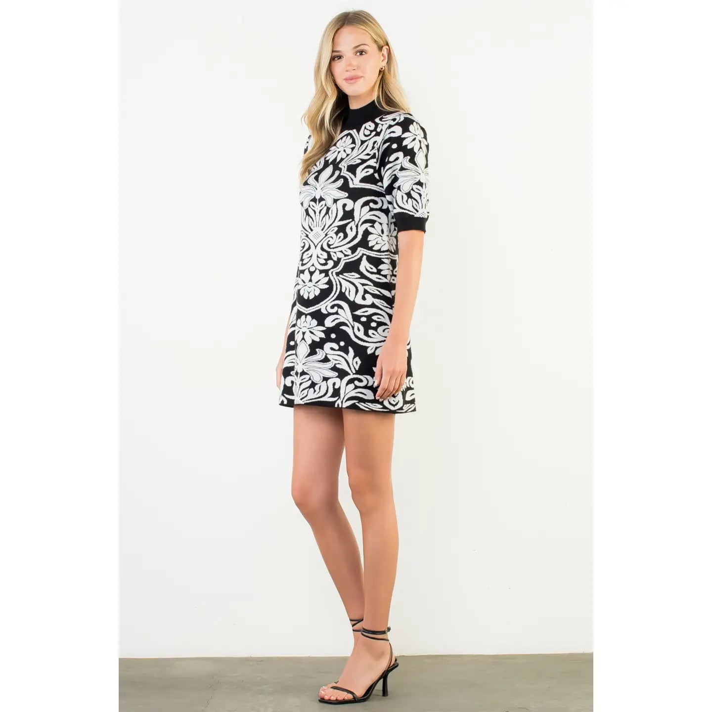 Tori Jacquard Dress