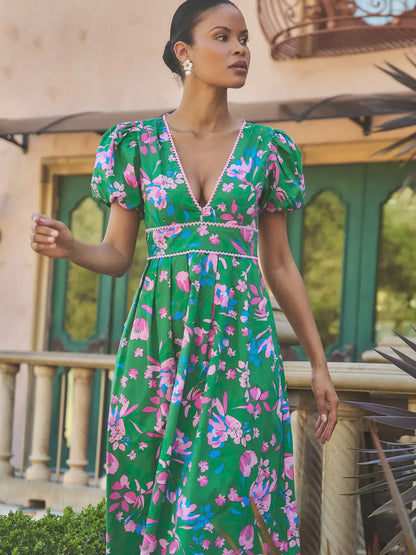 Jaylene Printed Maxi Dress