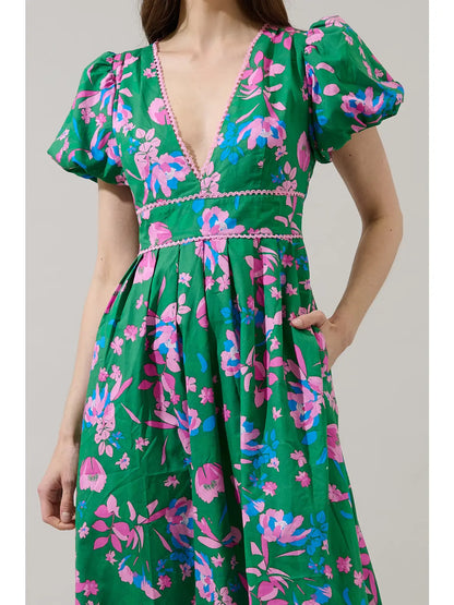 Jaylene Printed Maxi Dress