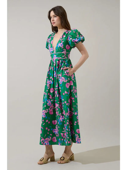 Jaylene Printed Maxi Dress