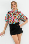 Puff Print Top