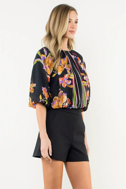 Julia Floral Top